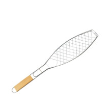 Buiten Roosteren Vis Grillmand Gegrilde Vis Clip Groente Flexibele Anti-Aanbak Barbecue Gereedschap Draagbare Mesh BBQ