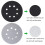 5X Interface Pads 5 Inch 8 Hole Hook & Loop Soft Sponge Foam Sanding Interface Pad for Orbital Sander Polishing 5