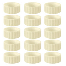 Rubber Candle Grippers Non-Slip Candle Holder Adapter Drip Protectors Vertical-Fixing Silicone Rings 15 Pcs