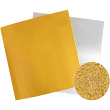 Embossing Foil Sheets, Gold & Silver 20 Pack 6x6in Aluminum Metal for Crafts, Tooling, Engraving, Card Making & Decor
