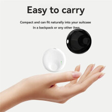 N Tag Wireless Luggage Tracker Works with for Find My, Item Locator for Key, Luggage, Backpack White
