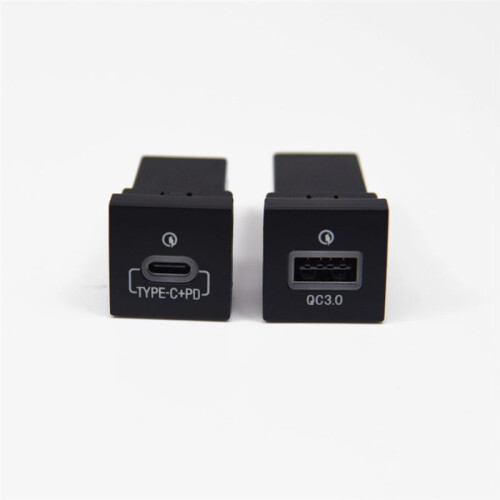 Car Charger Socket Cigarette Lighter QC3.0 PD USB Interface Use for   5 MK5   QC3.0+TYPE C 1