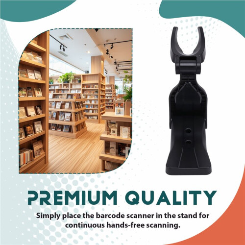 Universal Adjustable Barcode Scanner Stand,Super Stable, 360 Rotatable Barcode Reader Stand,for Most Handheld Scanners 2