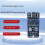 M.2 SSD Enclosure RTL9210B Adapter Board Dual-Protocol NVMe/NGFF External Hard Drive Adapter 10Gbps 4