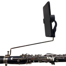 Tragbarer Klarinetten-Handyhalter mit Musikclip für Altsaxophon, Trompete, Handyhalterung, Musikinstrumententeile