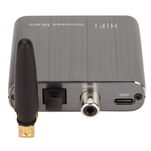 HiFi Bluetooth Receiver with Delayless Audio for TV Speakers and CD Player