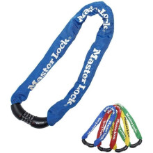 Cadeado de corrente para bicicleta - MASTER LOCK - Corrente antirroubo para bicicleta - 90 cm x 8 mm - Alta Segurança
