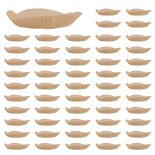 250 Pièces Air Friteuse Papier Parchemin Doublures Antiadhésives Jetables Doublures Panier Papier Parchemin Rond Non Perforé (Marron)
