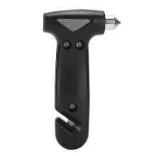 Seat Belt Cutter With Window Glass Breaker, Emergency Escape Hammer Double Headed Car Safety Hammer Ergonomic Design Compact And Portable High