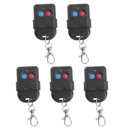 5X 8 Dip  330Mhz  Copy Remote Control Fixed Code 2 CH Duplicator for Gate Garage Door Opener or Alarm System