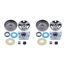 2X Clutch Drum Oil Pump Worm Gear Dust Cover Washer for 268 272 66 61 Chainsaw -7T Sprocket Needle Bearing