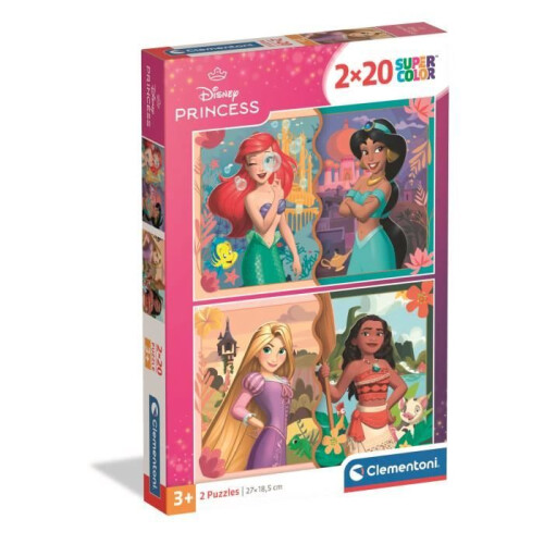Clementoni CLEMENTONI - 2x20 kappaletta - Disney Princess