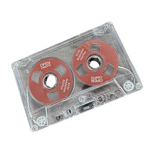 Metall-Magnetband, Standardkassette, leeres Band mit 50-Rot
