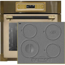 Kaiser Four Set EH 6726 ElfAD+KCT 6705 RI HERD, Quattro forni encastrabili rétro 80L + piano cottura a induzione, 60 cm