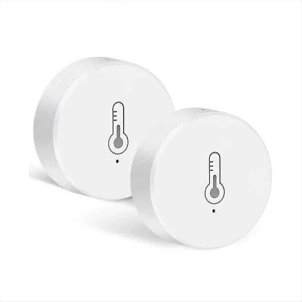 2PCS Tuya ZigBee Smart Temperature and Humidity Sensor Work with Home Life App Control