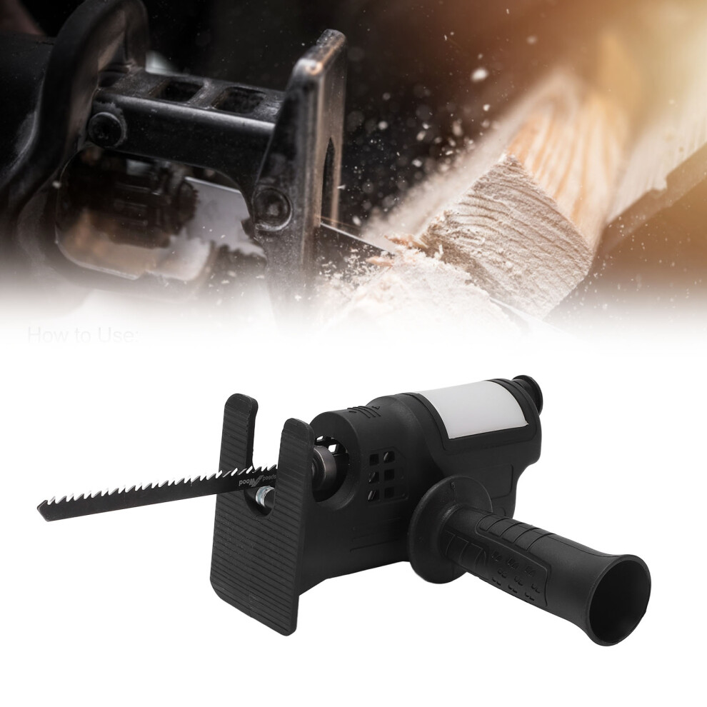 Electric Drill To Chainsaw Converter, Abs Alloy Steel, Fits 3-13Mm Chucks 9351372339375