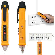 Zeer nauwkeurige testpen voor het detecteren van stroomvoerende draden, spanningsdetector met isolatiemeting en breed meetbereik, contactloos.