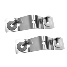 2Pc Universal Stainless Steel Kayak Canoe Motor Mounting Bracket Mount
