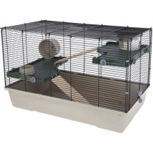 Gaiola 3 andares para pequenos roedores 80*45*53 cm - FLAT NATURE - KERBL