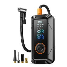 Tragbarer Reifenfüller, Luftkompressor, 160 PSI, Kabellose Luftpumpe, Fahrradpumpe mit Manometer für Autos, Fahrräder, Bälle