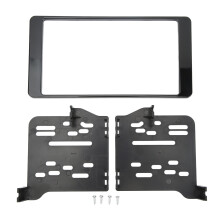 Double DIN Dashboard Panel With Dust Protection And Easy Installation Premium ABS Material Factory Dash Match Glossy Black Compatible With