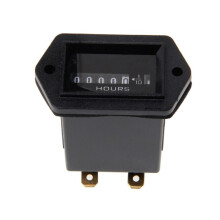 Compteur Horaire Professionnel pour Testeur de Jauge de Moteur CC 12 V-36 V pour Bateau, Voiture, VTT, UTV, Motoneige, Tracteur Ă Gazon