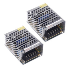 2X AC 100V - 240V to  5V 5A 25W  Voltage Converter Switches Power Supply Part for Guided Stripes