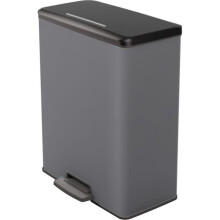 Poljinroskakori Suorakaide - DECO BIN - 65 L - Antrasiitti - Curver