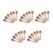 Small Wooden Spoons, 30Pcs Wooden Teaspoon for Cooking Small Condiments Spoon, Wooden Honey Spoon for Daily Use