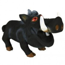 Speelgoed - Trixie - Zwarte wilde neushoorn - 18 cm - Latex - Polyesterschuim - Zwart