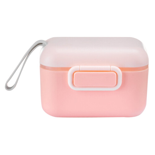 2Pièces Boîte De Poudre Lait Bébé Rose Sécurisée À