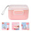 2Pièces Boîte De Poudre Lait Bébé Rose Sécurisée À 8