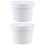 50Ensembles Petits Pots Glace Papier Usage Résistant 5