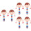 6Pièces Hochet Bois Bébé Jouet Interaction Main 6
