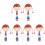 6Pièces Hochet Bois Bébé Jouet Interaction Main 2