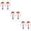 6Pièces Hochet Bois Bébé Jouet Interaction Main 9