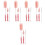 5Ensembles Brosse Silicone Rose 360 Nettoyage 4