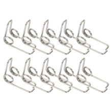 30Pièces Pièces Durables Clés Watergate Trompette Métal Argenté Décor