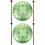 2Ensembles Instrument Tambour Langue Acier Vert Portable 7