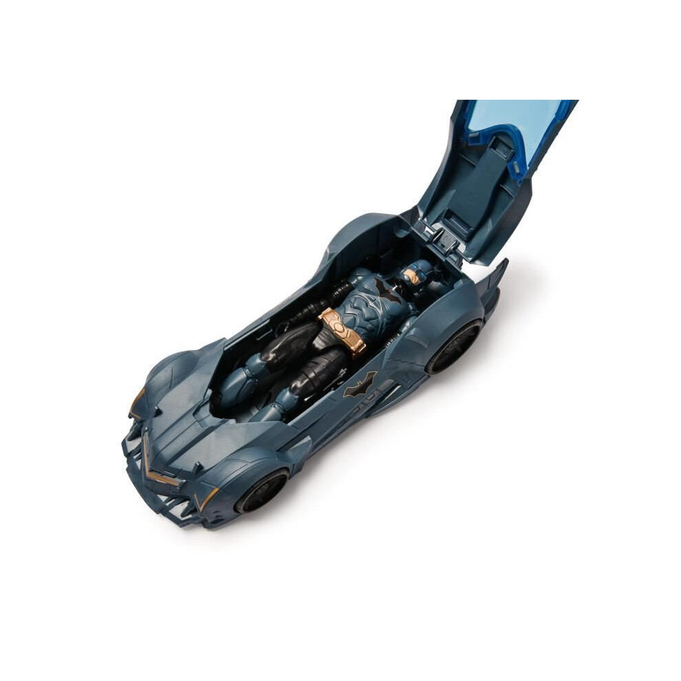 Spin Master Pack Batmobile + Batman Figurine 30 Cm Batman