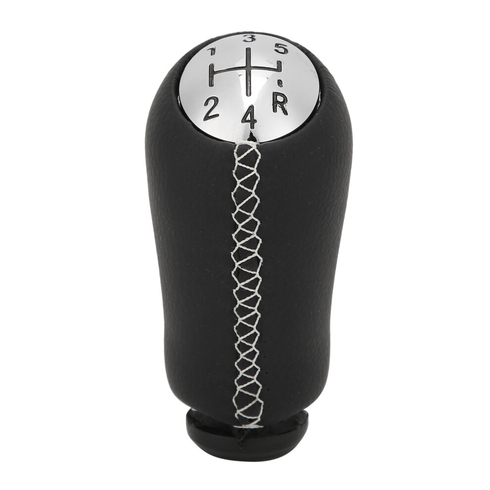 Gear Shift Lever Head For Renault Clio Iii Megane Ii Kangoo Durable Pu Leather Design Wear Resistant 5 Speed Stick Handle Quick Install Upgrade 9437117432645