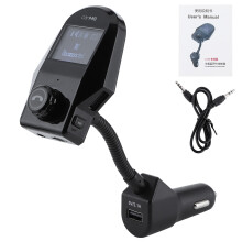 Bluetooth-FM-Radio-Adapter mit Autobatteriespannungsanzeige, Freisprechfunktion, breiter Kompatibilität und kabellosem Audiostreaming für iPhone