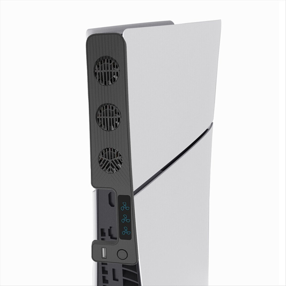 For Cooling Fan Console Rear 9500RPM Air Cooler with 3 Fans Speed for PS Slim Cooler(A)