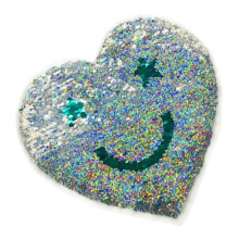 Love Heart - Sequin Sew On Applique Change Color Patch Embroidered Cra