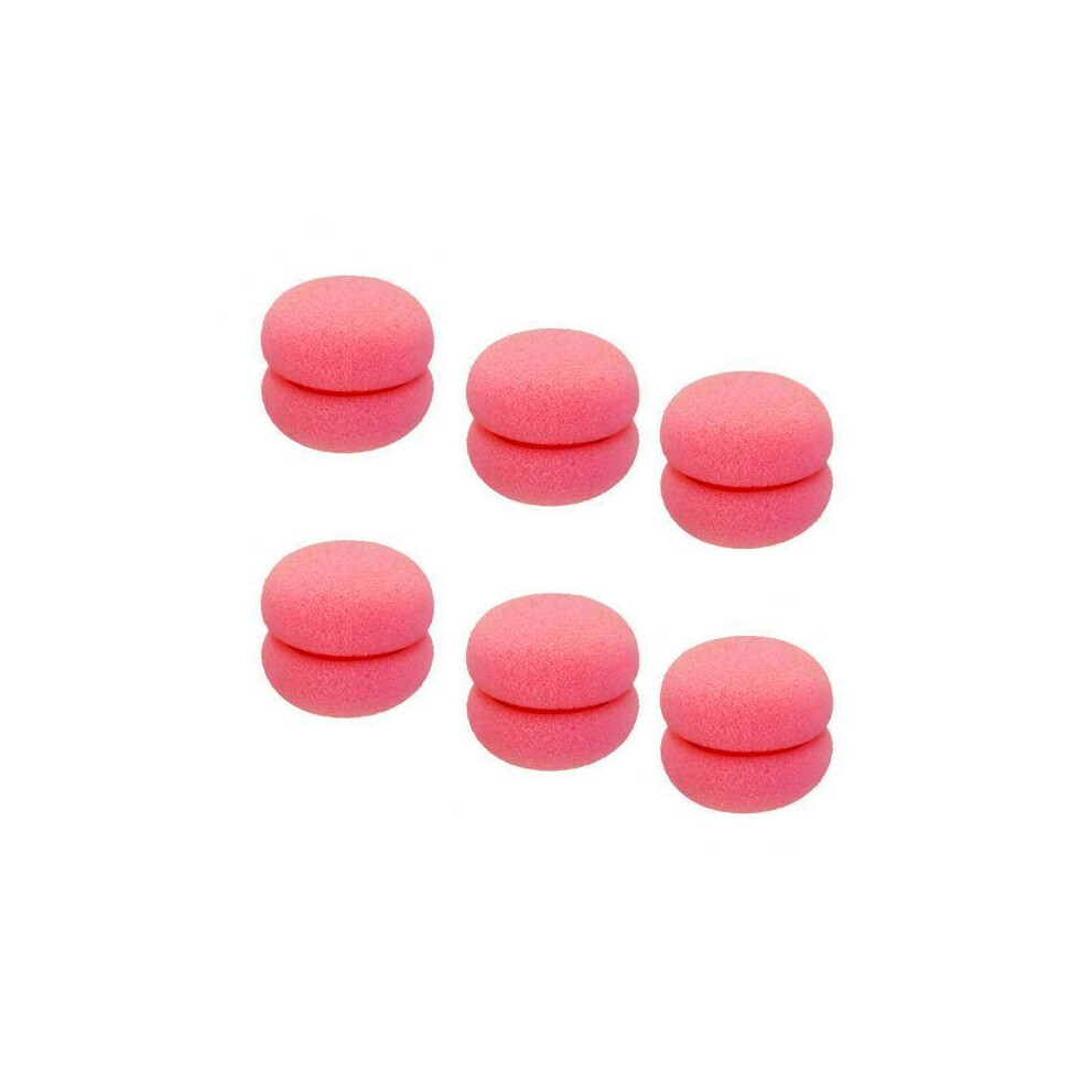 3xPack of 6pcs High-Elastic Sponge Hair Curler Ball Rollers Hair Curli