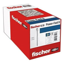 Vis pour aggloméré - FISCHER - Power-Fast II - 4 x 40 mm - Tête fraisée - Lot de 1000