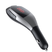 Autoladegerät mit integriertem FM-Transmitter, Bluetooth-Freisprecheinrichtung, kabellosem Musikstreaming und LCD-Bildschirm, Mehrfachanschluss und