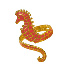 Artistic Oil Drop Seahorse Ring Crafted From-NMSR A8110 1