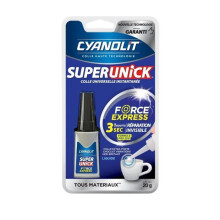 Reparaturkleber - CYANOLIT - Super unick instant pro - 20 g - Hohe Festigkeit - Schnelle Fixierung