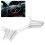 ABS Silver Steering Wheel Trim Cover for C Class W204 2011-2013 1